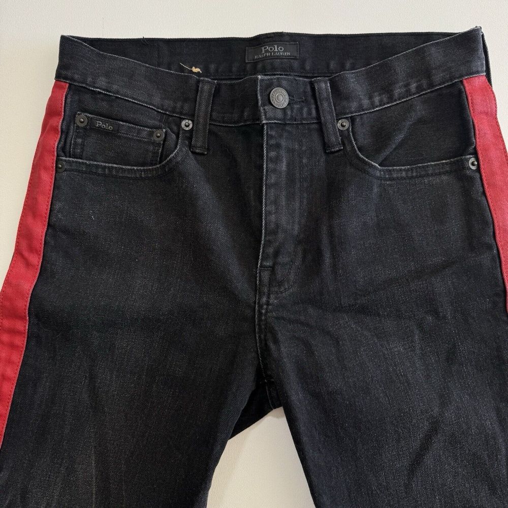 Polo Ralph‎ Lauren Women's Black Waverly Straight high-rise Crop Jeans Sz 26
